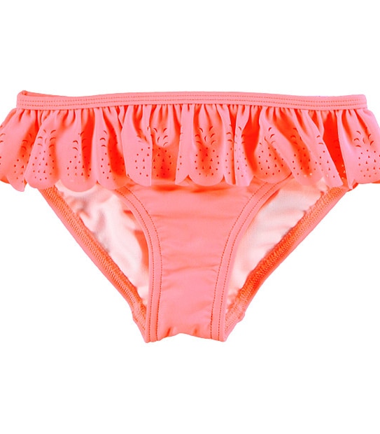 Girls' Two Piece Laser Cut Pineapple Bikini Set