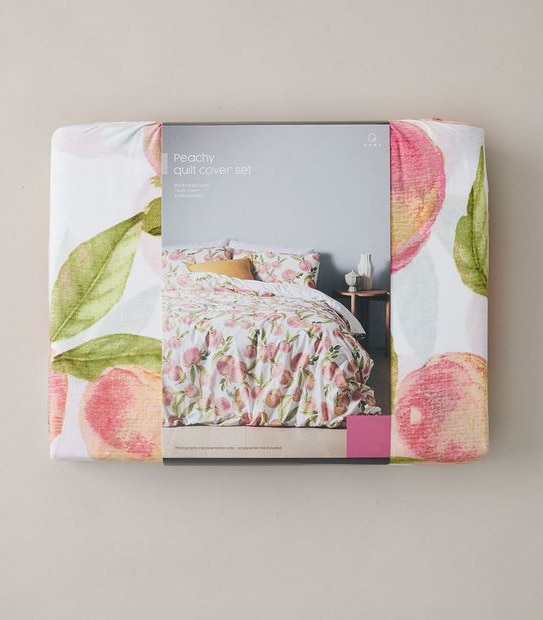 Peachy Quilt Cover Set