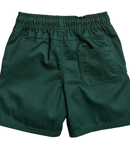 Online Only - 3 Pack Unisex Drill Shorts - Bottle Green 3 of 3