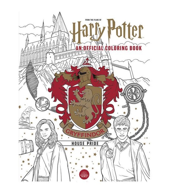 Harry Potter: Griffindor House Pride - The Official Colouring Book - Insight Editions