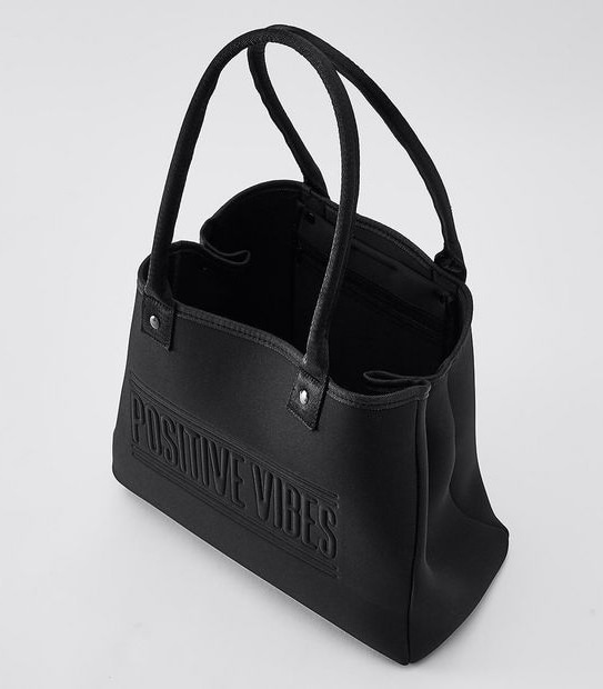 Adele Neoprene Tote Bag - Black