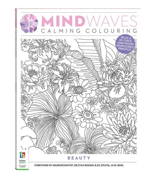 Mindwaves Calming Colouring Beauty