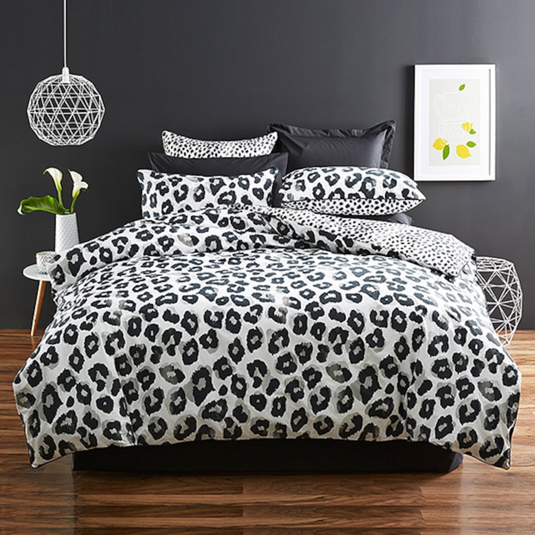 Snow Leopard Quilt Cover Set Target Australia