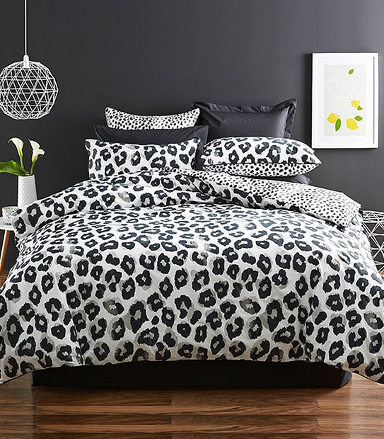Snow Leopard Quilt Cover Set