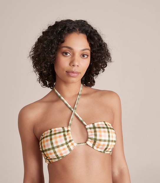 Lily Loves Tiny Textured Multi Way Bikini Swim Top