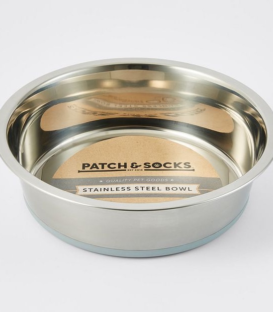 Patch & Socks Stainless Steel Bowl