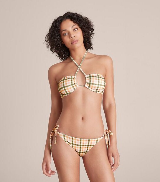 Lily Loves Tiny Textured Multi Way Bikini Swim Top