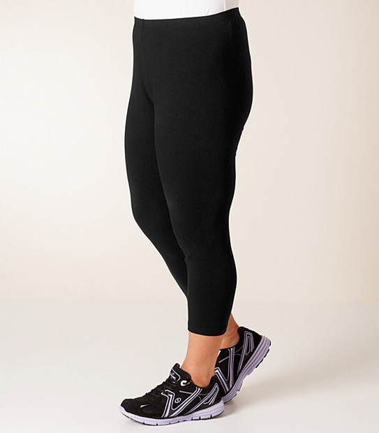 MODA Basic 3/4 Leggings - Black