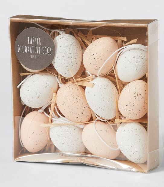 Easter 10 Pack Mini Decorative Eggs