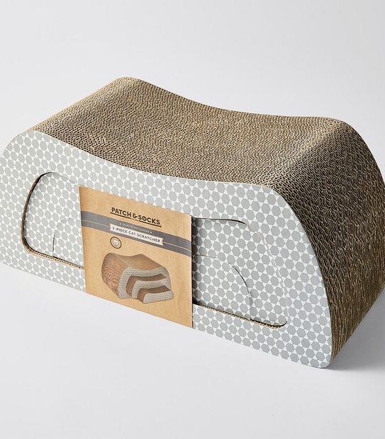 Patch & Socks 3 Piece Cat Scratcher