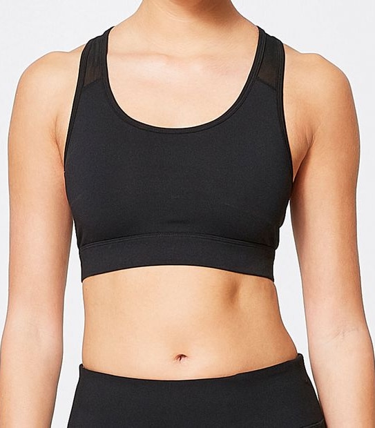 Active Core Crop Top - Black