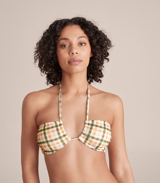 Lily Loves Tiny Textured Multi Way Bikini Swim Top