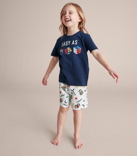 Unisex Kids Family Matching Rubiks Pyjama Set