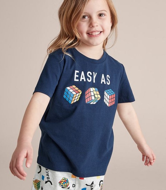 Unisex Kids Family Matching Rubiks Pyjama Set