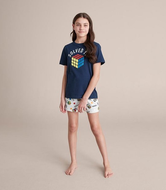 Unisex Kids Family Matching Rubiks Pyjama Set