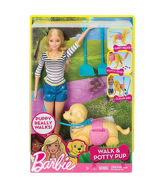 Barbie&reg; Walk & Potty Pup