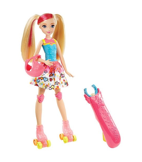 Barbie&reg; Video Game Hero&trade; Light Up Skates Barbie Doll