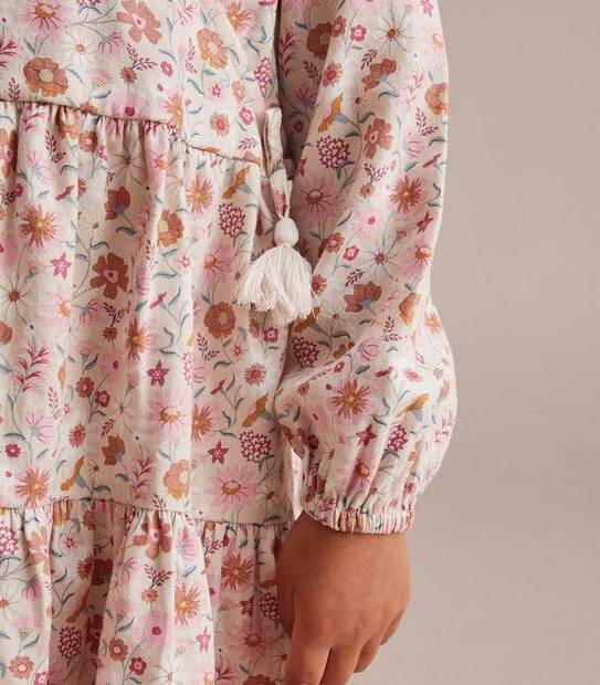 Woven Floral Dress