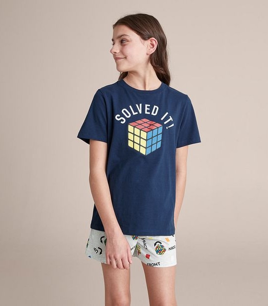 Unisex Kids Family Matching Rubiks Pyjama Set