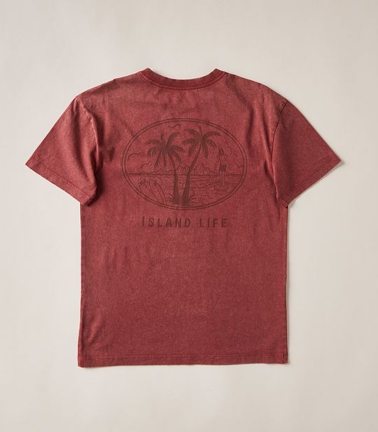 Garment Dyed Print T-shirt