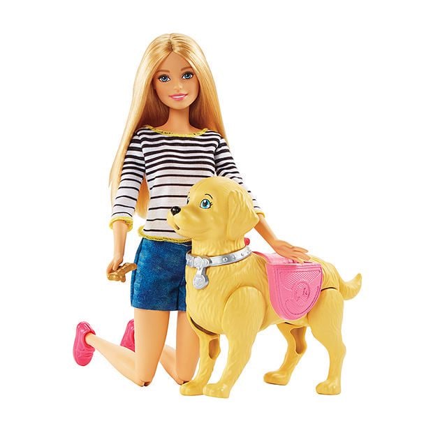 barbie pooping dog