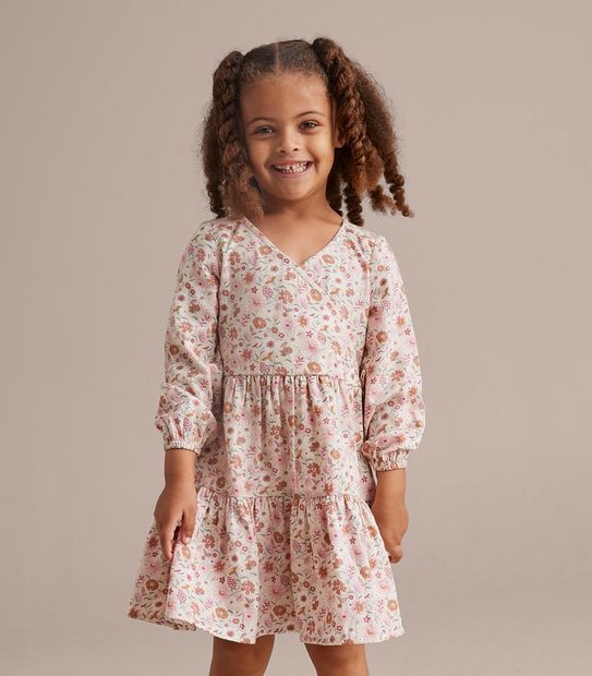 Woven Floral Dress