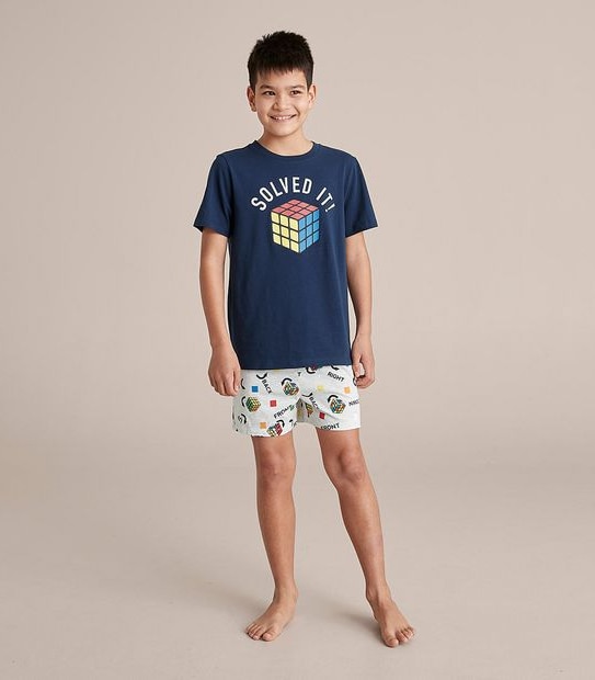 Unisex Kids Family Matching Rubiks Pyjama Set