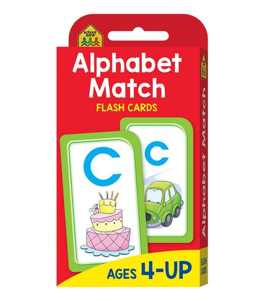 School Zone: Alphabet Match Flash Cards (2017 Ed)