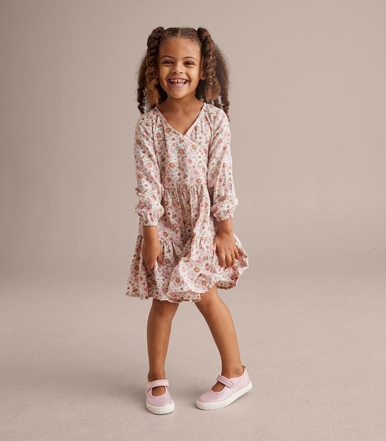 Woven Floral Dress