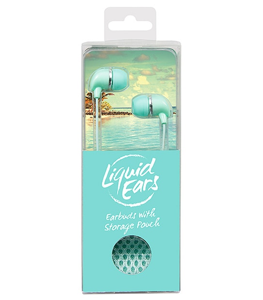 Liquid Ears In-Ear Headphones With Storage Pouch