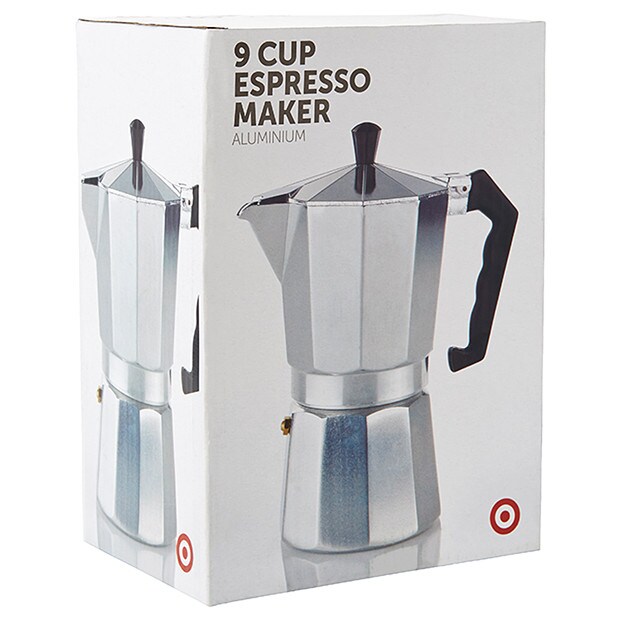 9 Cup Aluminium Espresso Maker Target Australia
