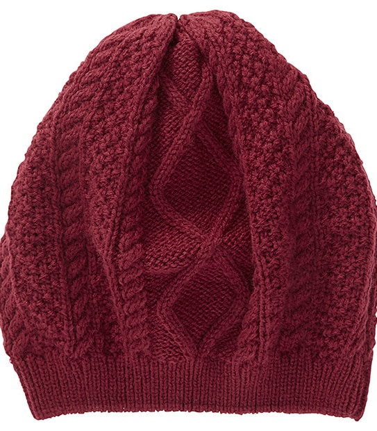 Cable Knit Beret