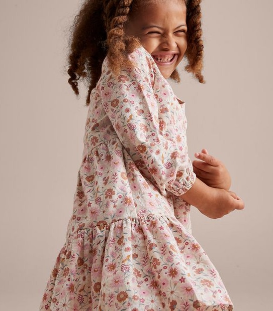 Woven Floral Dress