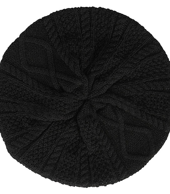 Cable Knit Beret