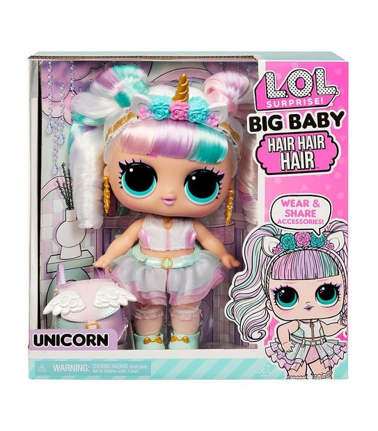 L.O.L. Surprise! Big Baby Hair Hair Hair Doll - Assorted*