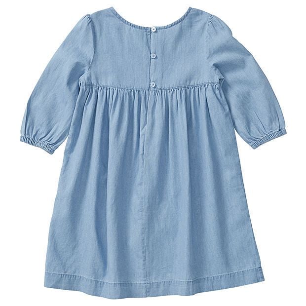 Embroidered Chambray Dress Target Australia