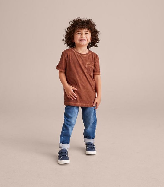 Plain Washed T-shirt