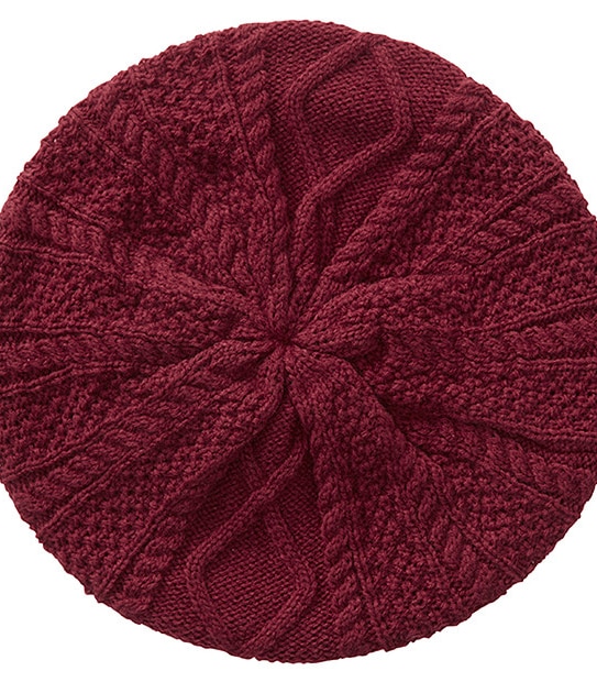 Cable Knit Beret