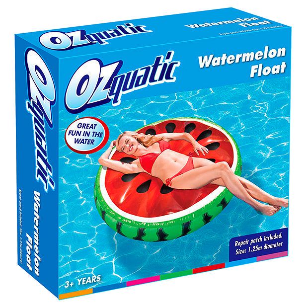 ozquatic watermelon inflatable float target australia