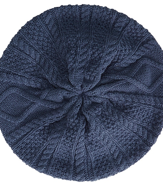 Cable Knit Beret