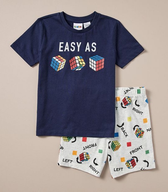 Unisex Kids Family Matching Rubiks Pyjama Set