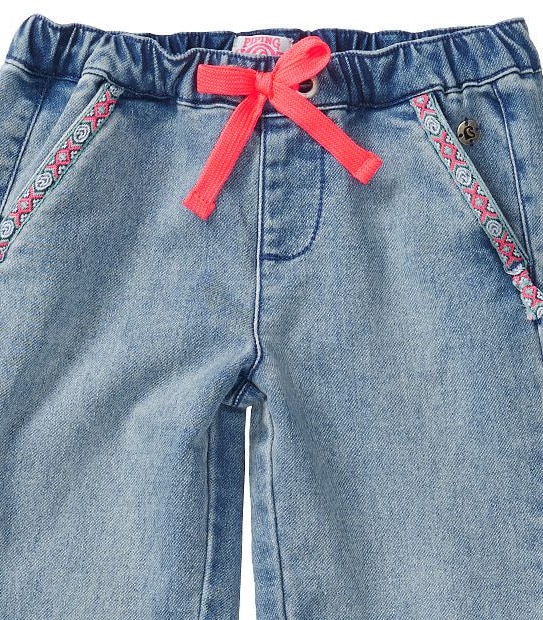 Piping Hot Cuffed Denim Pants