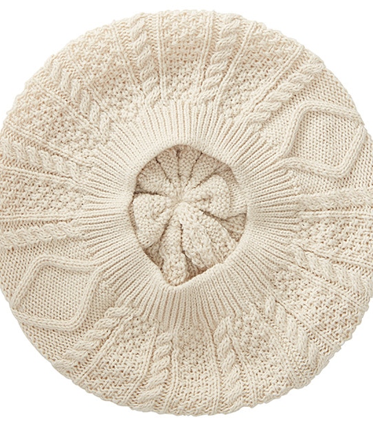 Cable Knit Beret