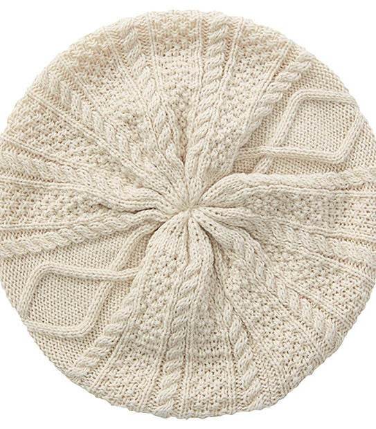 Cable Knit Beret
