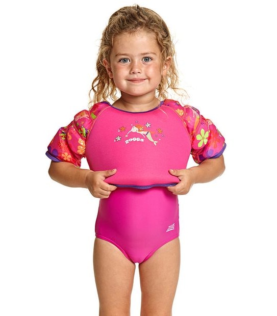 Zoggs Water Wings Swimming Vest - Mermaid Flower - 15-18kg