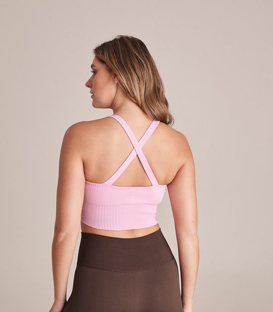 Active Longline Ribbed Crop Top; Style: AN218301
