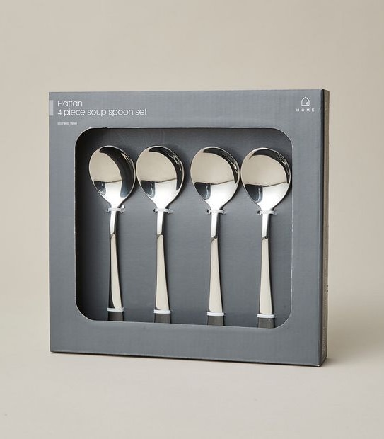 Hattan 4 Piece Soup Spoon Set