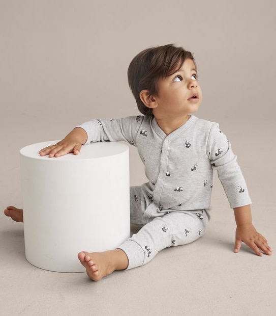 3 Pack Baby Organic Cotton Snap Coveralls 3 of 5