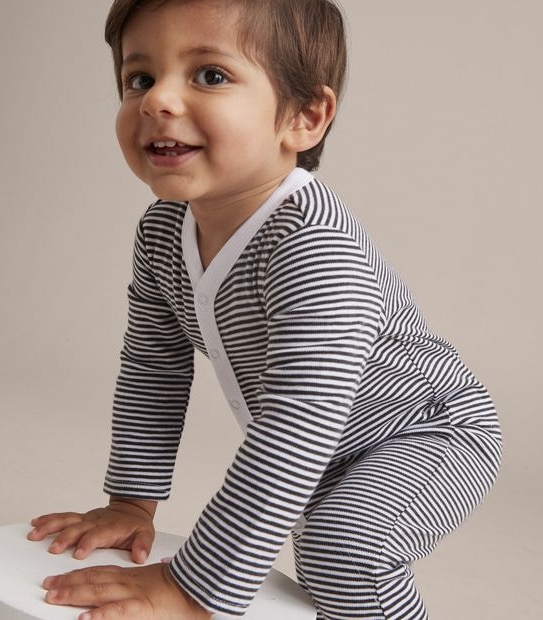 3 Pack Baby Organic Cotton Snap Coveralls 4 of 5