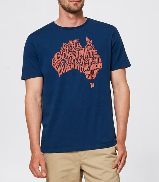 Australian Slang Print T-Shirt